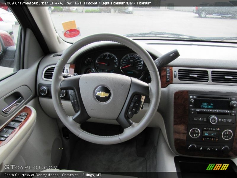 Red Jewel Tintcoat / Light Titanium/Dark Titanium 2009 Chevrolet Suburban LT 4x4