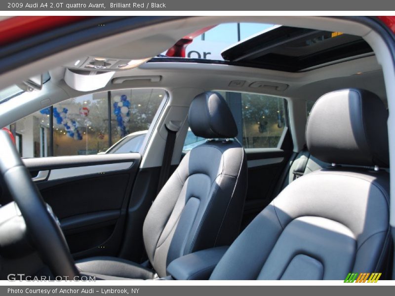 Brilliant Red / Black 2009 Audi A4 2.0T quattro Avant