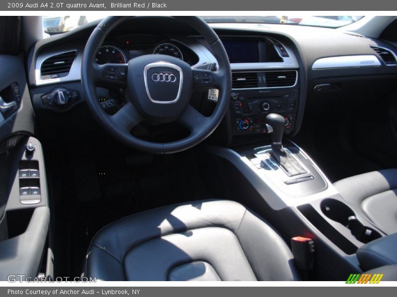 Brilliant Red / Black 2009 Audi A4 2.0T quattro Avant