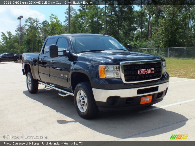 Onyx Black / Ebony 2011 GMC Sierra 2500HD SLE Crew Cab