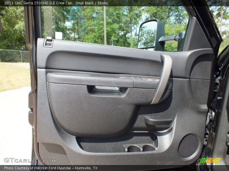 Onyx Black / Ebony 2011 GMC Sierra 2500HD SLE Crew Cab