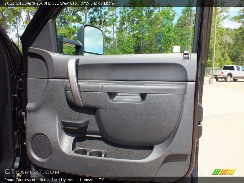 Onyx Black / Ebony 2011 GMC Sierra 2500HD SLE Crew Cab