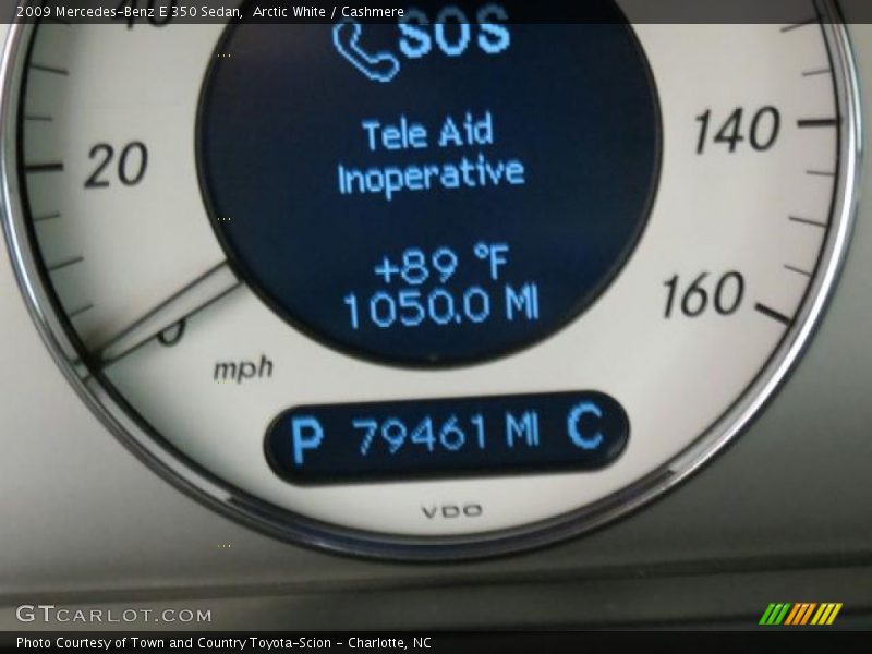 Arctic White / Cashmere 2009 Mercedes-Benz E 350 Sedan