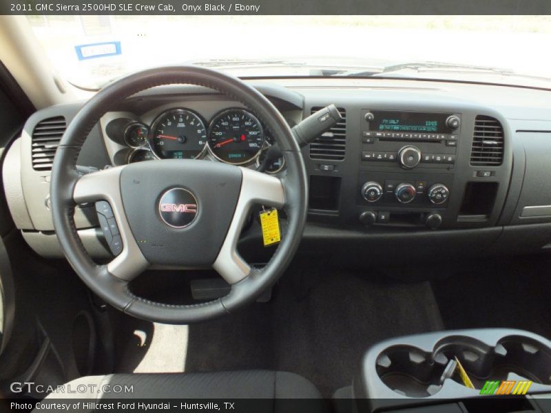 Onyx Black / Ebony 2011 GMC Sierra 2500HD SLE Crew Cab