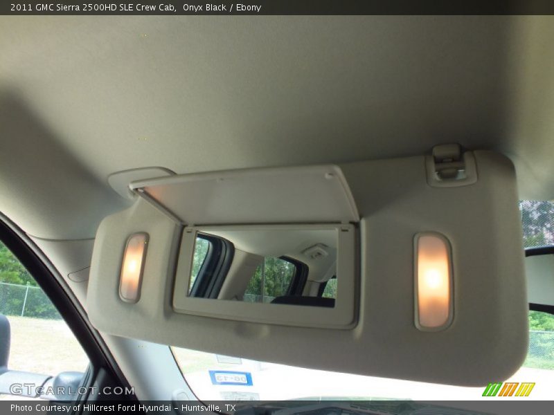 Onyx Black / Ebony 2011 GMC Sierra 2500HD SLE Crew Cab