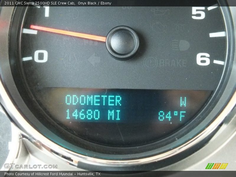 Onyx Black / Ebony 2011 GMC Sierra 2500HD SLE Crew Cab