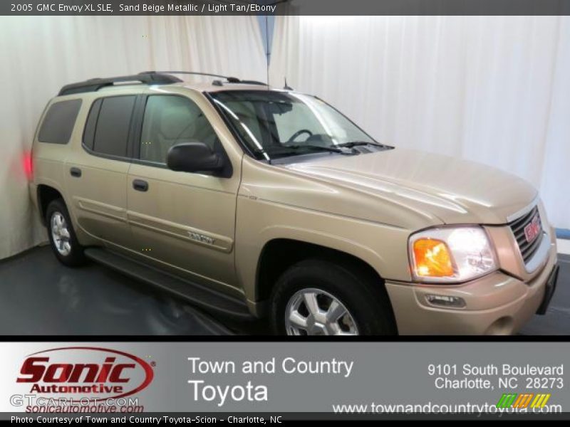 Sand Beige Metallic / Light Tan/Ebony 2005 GMC Envoy XL SLE