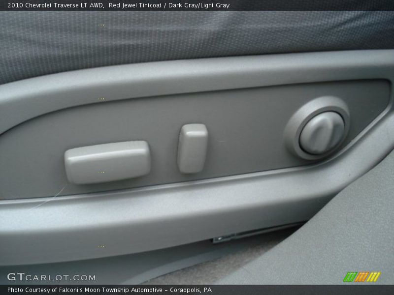 Red Jewel Tintcoat / Dark Gray/Light Gray 2010 Chevrolet Traverse LT AWD