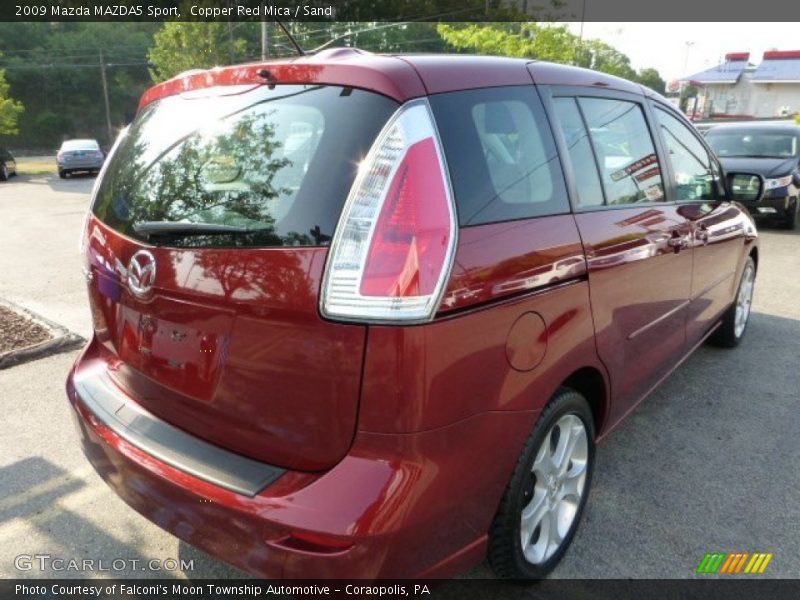 Copper Red Mica / Sand 2009 Mazda MAZDA5 Sport