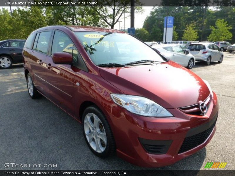 Copper Red Mica / Sand 2009 Mazda MAZDA5 Sport