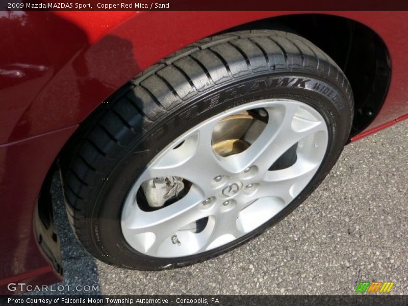 Copper Red Mica / Sand 2009 Mazda MAZDA5 Sport
