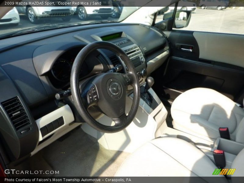Copper Red Mica / Sand 2009 Mazda MAZDA5 Sport