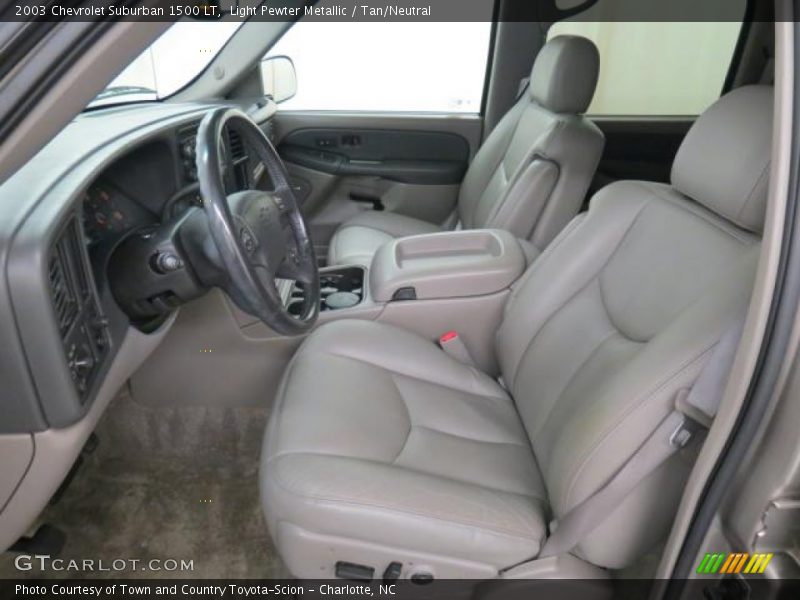 Light Pewter Metallic / Tan/Neutral 2003 Chevrolet Suburban 1500 LT