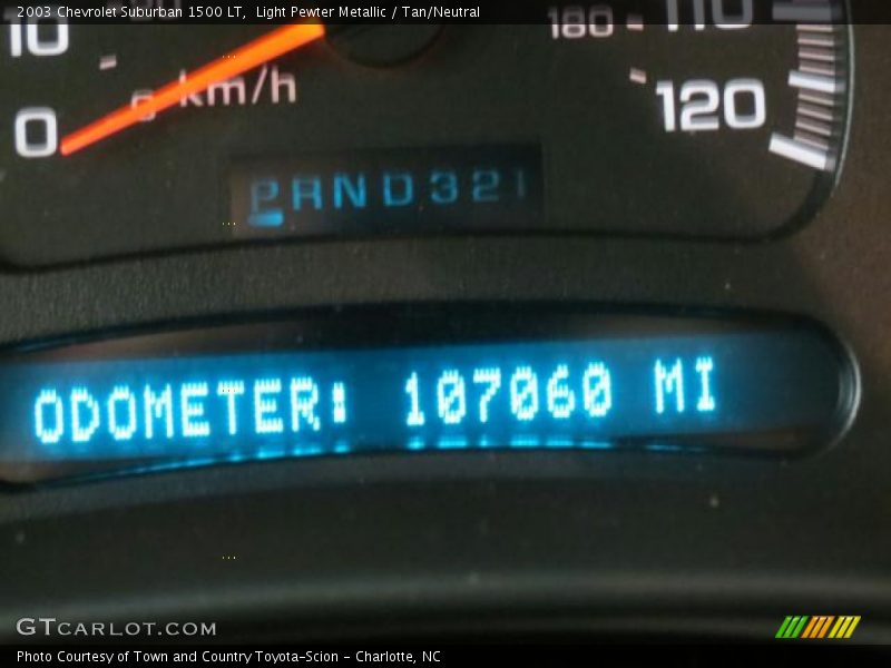 Light Pewter Metallic / Tan/Neutral 2003 Chevrolet Suburban 1500 LT