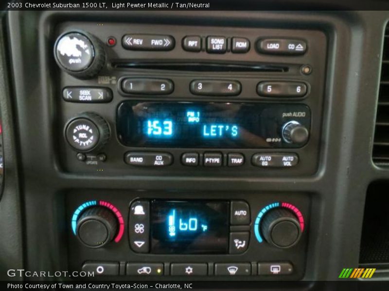 Light Pewter Metallic / Tan/Neutral 2003 Chevrolet Suburban 1500 LT
