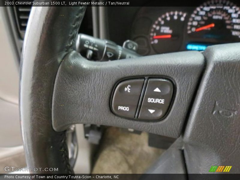 Light Pewter Metallic / Tan/Neutral 2003 Chevrolet Suburban 1500 LT