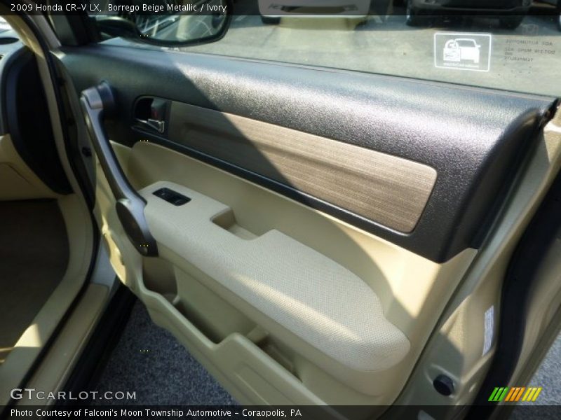 Borrego Beige Metallic / Ivory 2009 Honda CR-V LX