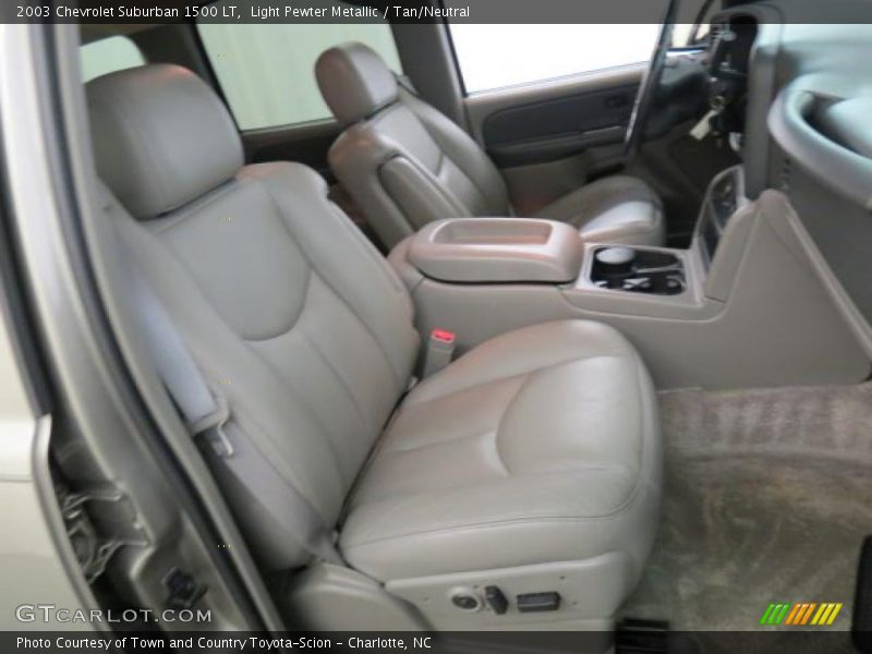 Light Pewter Metallic / Tan/Neutral 2003 Chevrolet Suburban 1500 LT