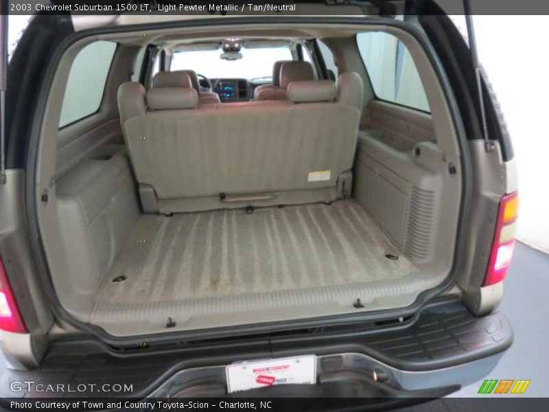 Light Pewter Metallic / Tan/Neutral 2003 Chevrolet Suburban 1500 LT