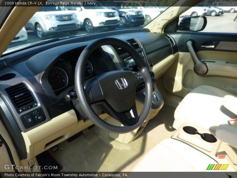 Borrego Beige Metallic / Ivory 2009 Honda CR-V LX