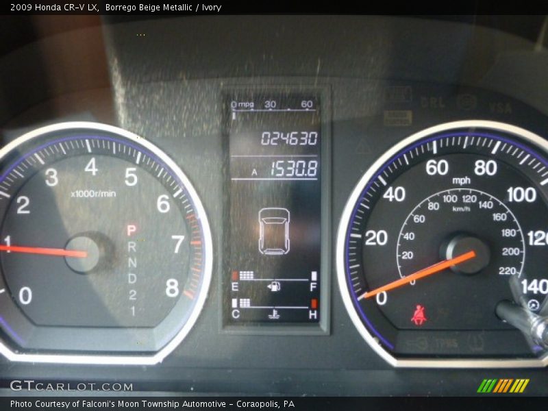 Borrego Beige Metallic / Ivory 2009 Honda CR-V LX