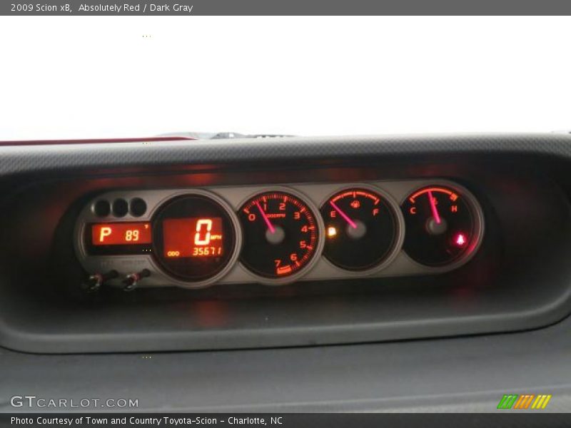 Absolutely Red / Dark Gray 2009 Scion xB