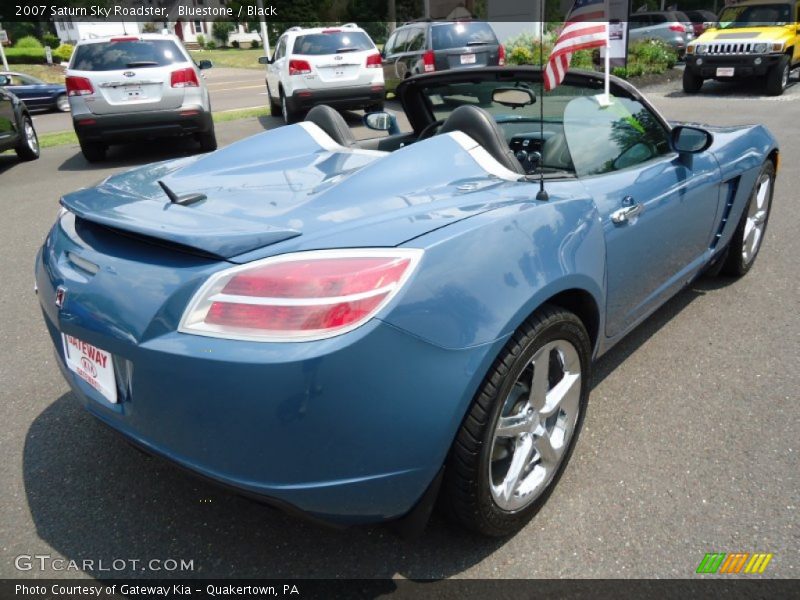 Bluestone / Black 2007 Saturn Sky Roadster