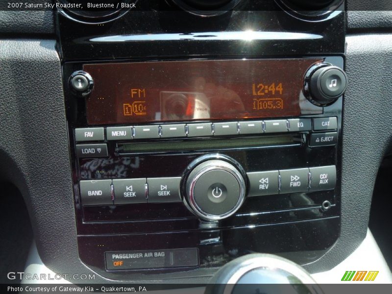 Bluestone / Black 2007 Saturn Sky Roadster