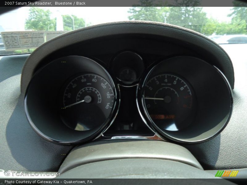 Bluestone / Black 2007 Saturn Sky Roadster