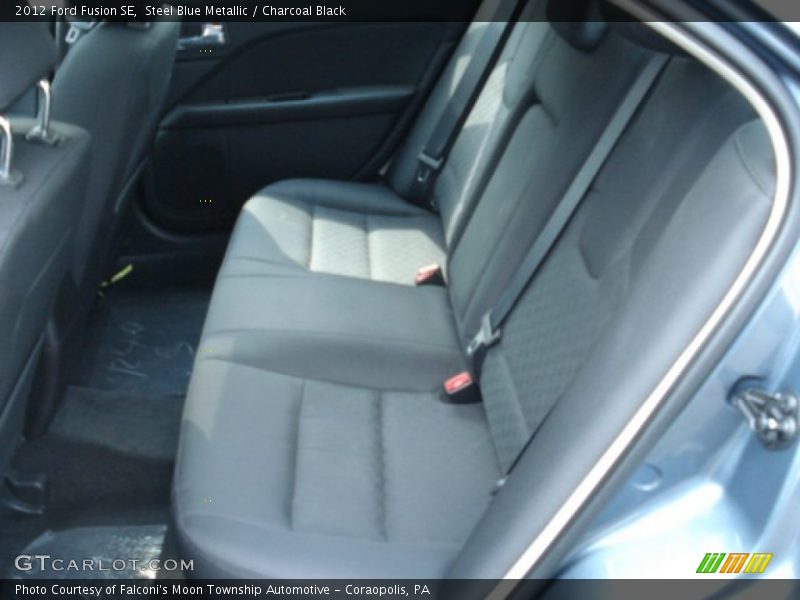 Steel Blue Metallic / Charcoal Black 2012 Ford Fusion SE