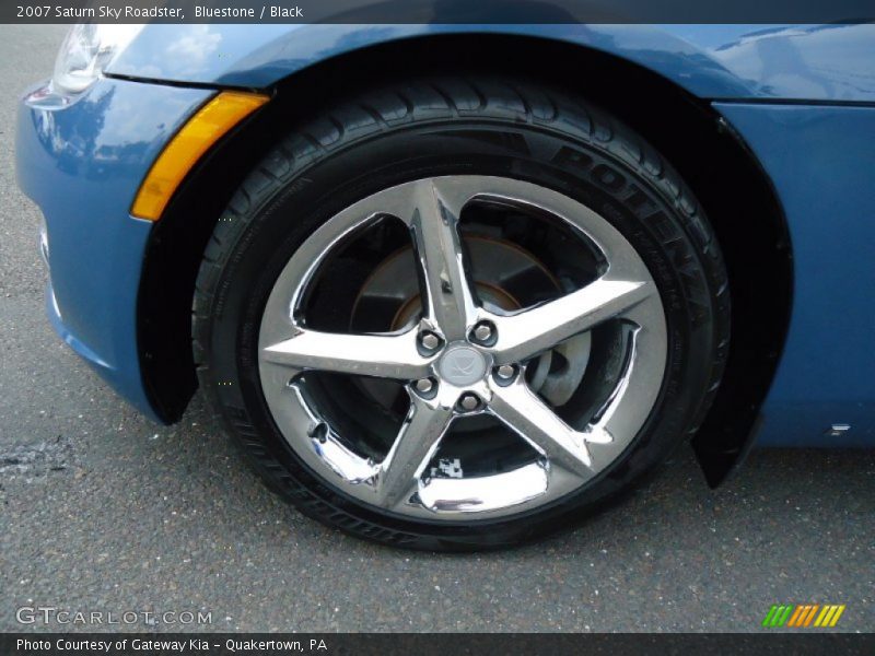 Bluestone / Black 2007 Saturn Sky Roadster