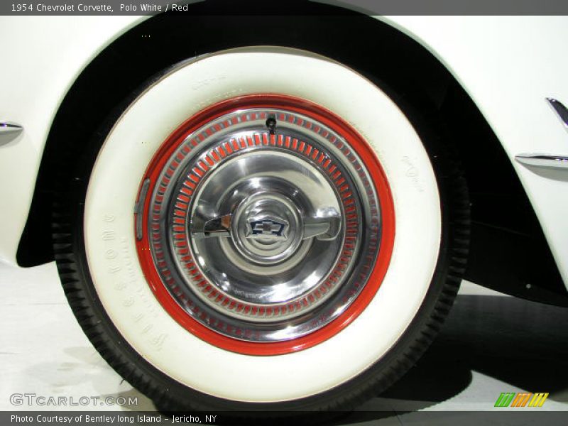 Polo White / Red 1954 Chevrolet Corvette