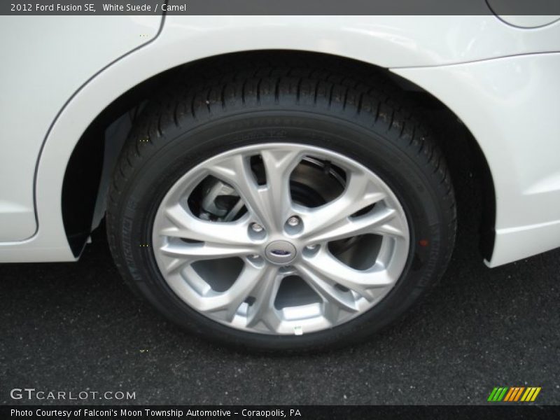 White Suede / Camel 2012 Ford Fusion SE