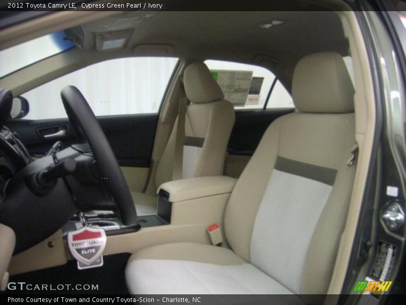 Cypress Green Pearl / Ivory 2012 Toyota Camry LE