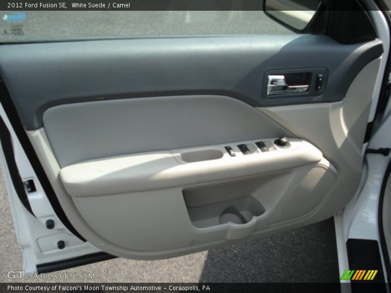 White Suede / Camel 2012 Ford Fusion SE