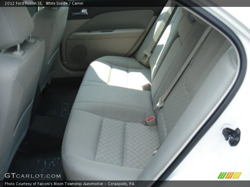 White Suede / Camel 2012 Ford Fusion SE