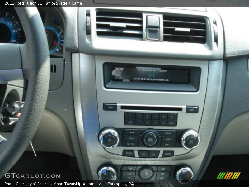 White Suede / Camel 2012 Ford Fusion SE