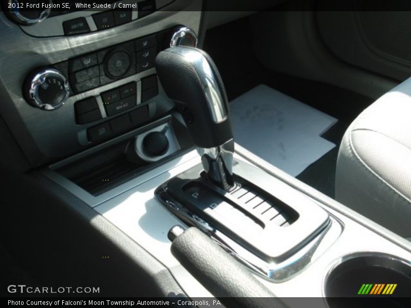 White Suede / Camel 2012 Ford Fusion SE
