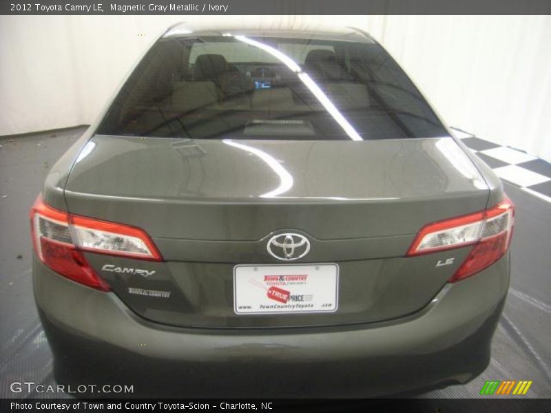 Magnetic Gray Metallic / Ivory 2012 Toyota Camry LE