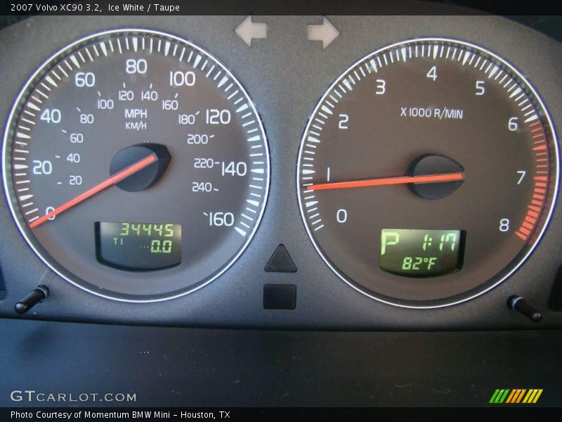 Ice White / Taupe 2007 Volvo XC90 3.2
