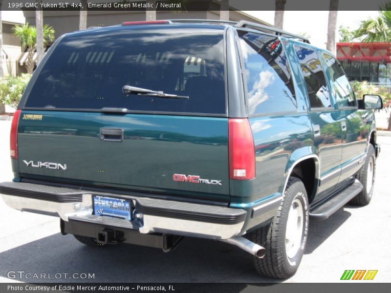Emerald Green Metallic / Neutral 1996 GMC Yukon SLT 4x4