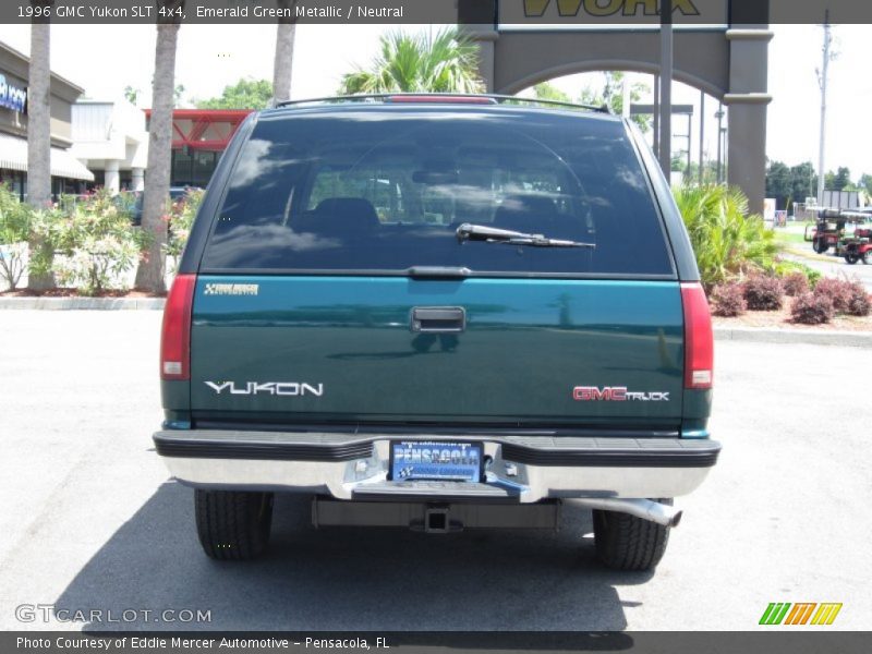 Emerald Green Metallic / Neutral 1996 GMC Yukon SLT 4x4