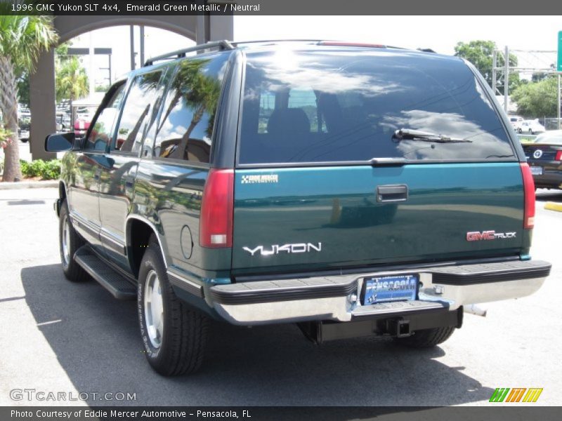 Emerald Green Metallic / Neutral 1996 GMC Yukon SLT 4x4
