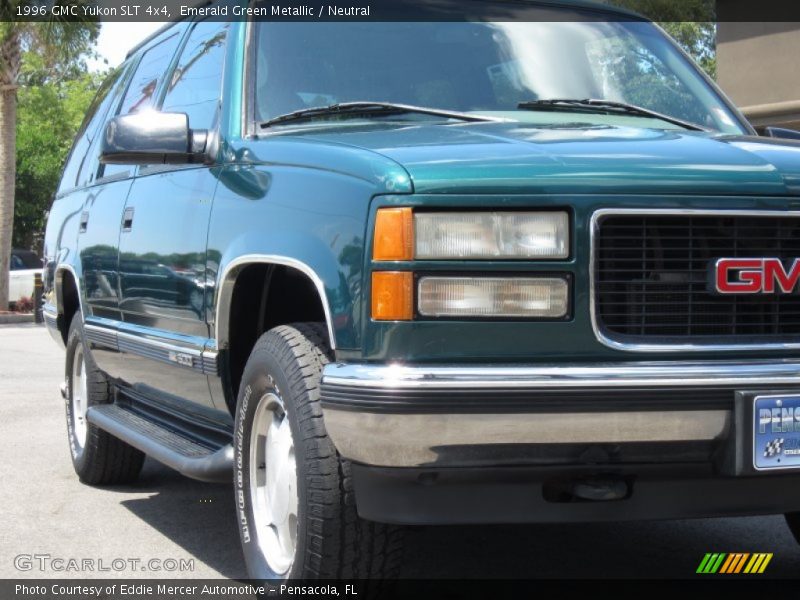 Emerald Green Metallic / Neutral 1996 GMC Yukon SLT 4x4