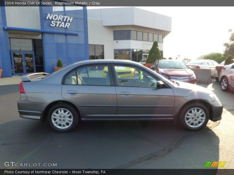 Magnesium Metallic / Gray 2004 Honda Civic LX Sedan