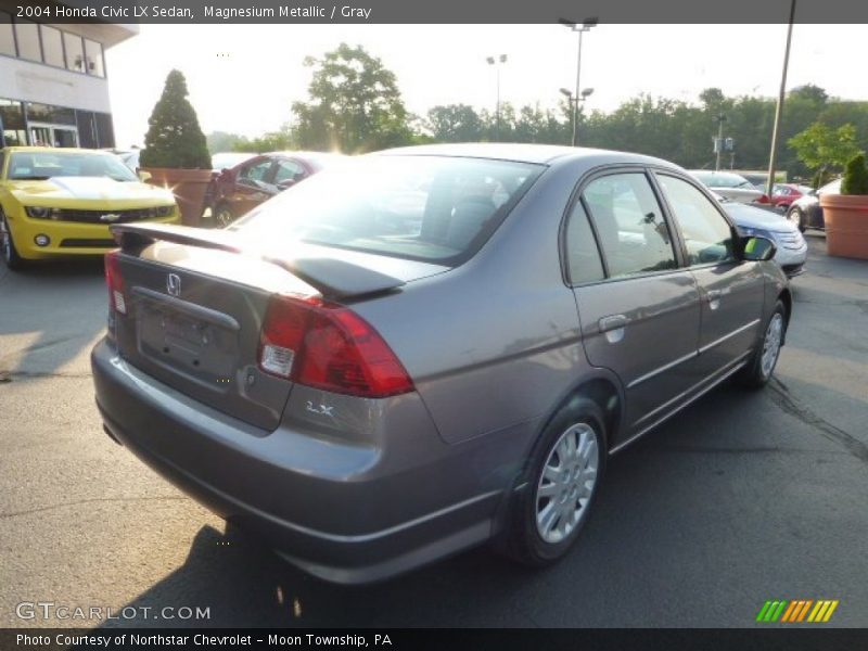 Magnesium Metallic / Gray 2004 Honda Civic LX Sedan