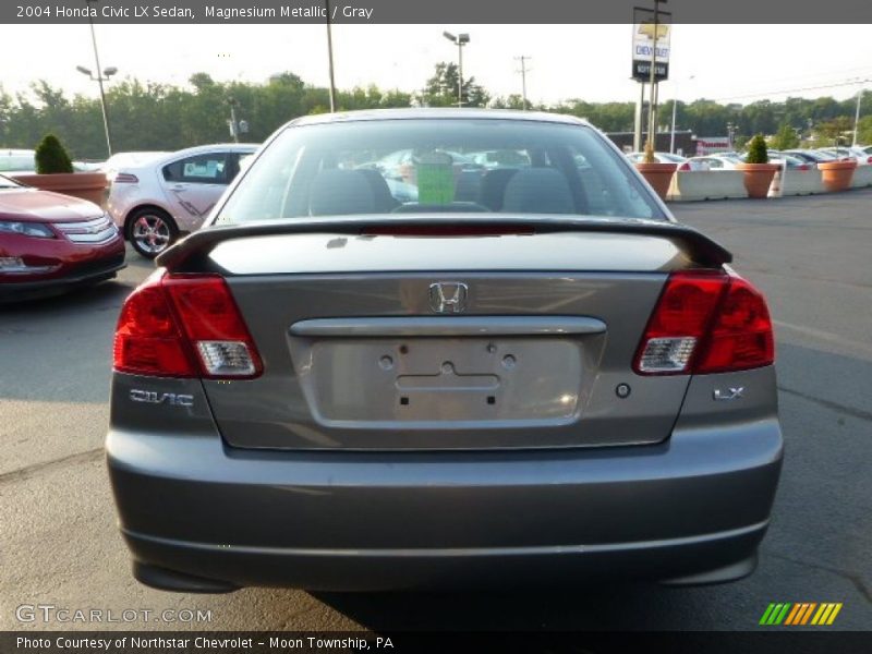 Magnesium Metallic / Gray 2004 Honda Civic LX Sedan