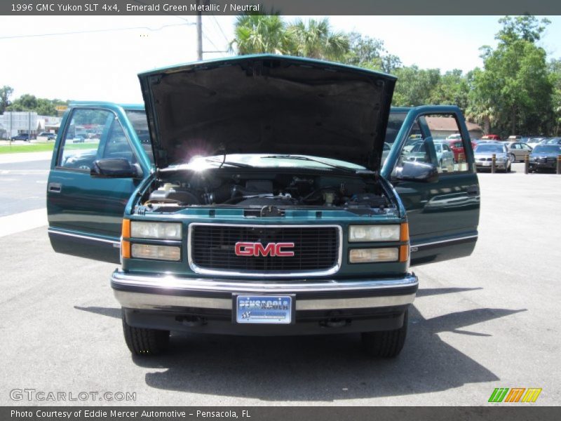 Emerald Green Metallic / Neutral 1996 GMC Yukon SLT 4x4