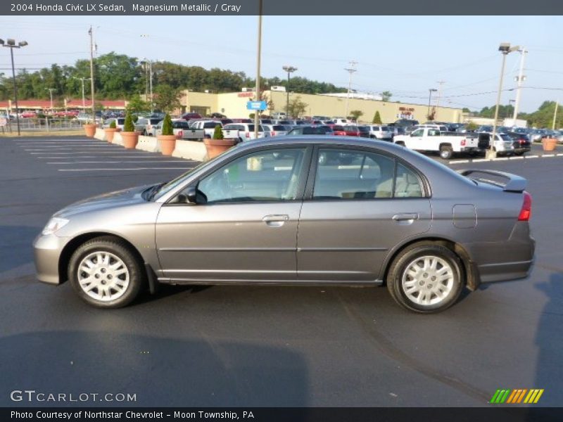 Magnesium Metallic / Gray 2004 Honda Civic LX Sedan