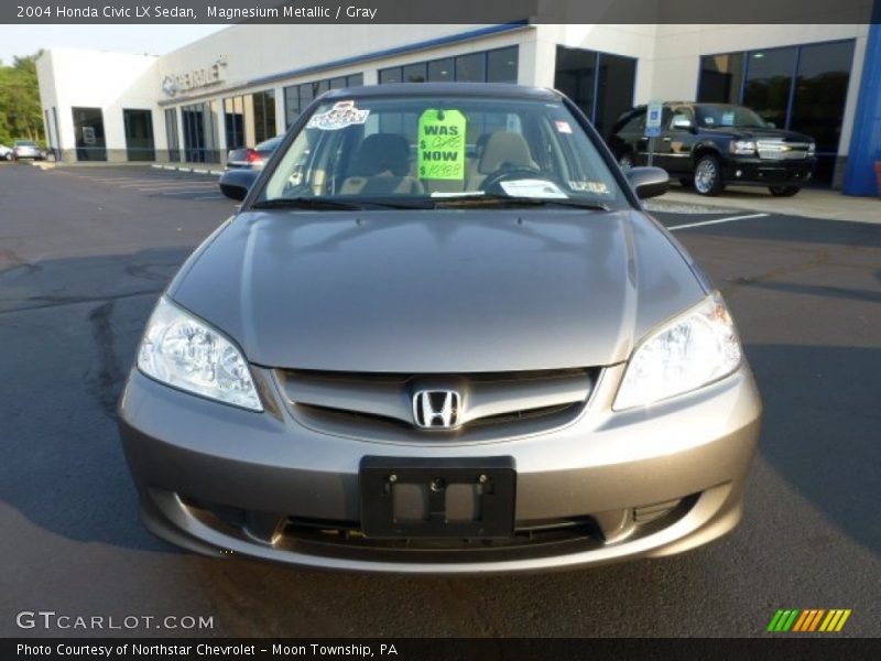 Magnesium Metallic / Gray 2004 Honda Civic LX Sedan